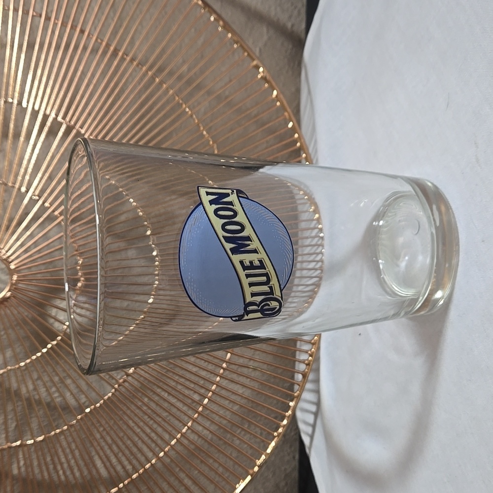 Blue Moon Pint Beer Glass